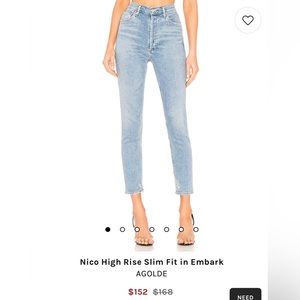 Agolde Nico High Rise Jeans